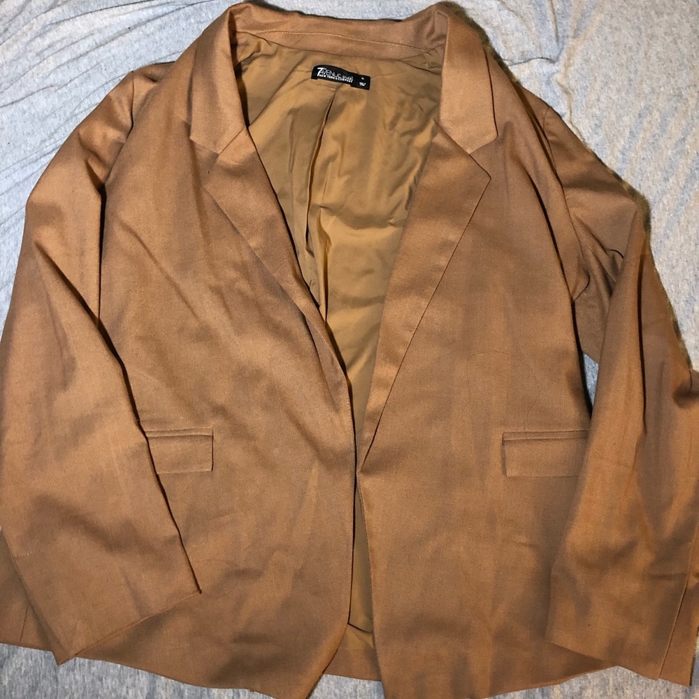 Tan blazer from New York & Co